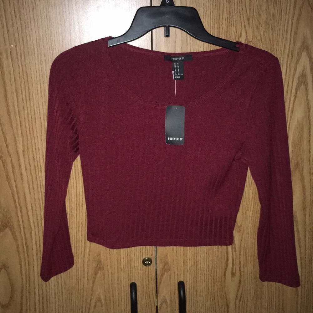 NWT Marion Ribbed Crop Top